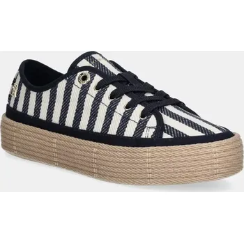 Pánské tenisky Tenisky Tommy Hilfiger VULC ROPE SNEAKER ITHACA tmavomodrá barva, FW0FW08646 59A, EUR 41