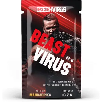 Fitness strava Czech Virus Beast Virus V2.0 16,7 g mandarin