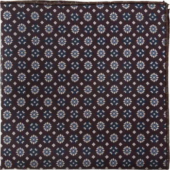 Kravata Avantgard Kapesníček do saka hedvábný PREMIUM, 610-3205, Hnědá