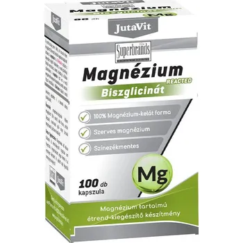 JutaVit Magnesium Bisglycinate Reacted (100 Kapsla)