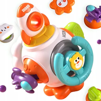 Hračka pro nejmenší MONTESSORI SENZORICKÁ KOSTKA EDUKAČNÍ POHYBLIVÁ KREATIVNÍ INTERAKTIVNÍ