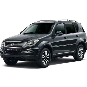 Nosič kol Příčníky Modula Oval Bar Open Rail Alu SsangYong Rexton W 2012-2017 s podélníky