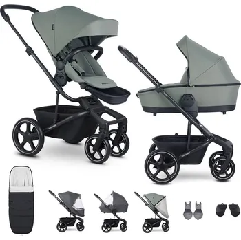 Kočárek EASYWALKER Cenově zvýhodněný set XXL kočárek kombinovaný Harvey5 Agave Green s příslušenstvím