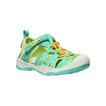 Dětská treková obuv KEEN MOXIE SANDAL JR bright aqua/bright marigold US 4 / EU 36,0 / UK 3 / 22,5 cm; Modrá obuv + DÁREK DLE VÝBĚRU!