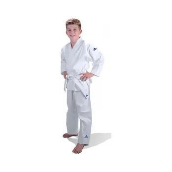 Kimono Adidas Jr Judo Uniform J181 White/Blue Kimono na judo 100 cm, bílá / modrá