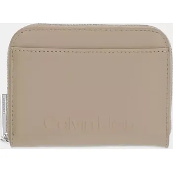 Peněženka Peněženka Calvin Klein béžová barva, K60K612965 80X, vel. ONE SIZE