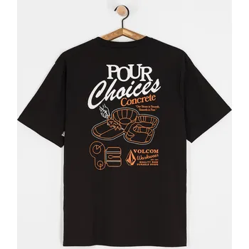 Pánské tričko Volcom Pour Choices Bsc (black) L, černá