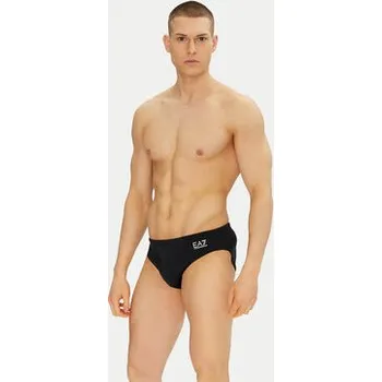 Pánské plavky EA7 Emporio Armani Plavky 7M000501 AF14514 MC026 Černá XXL