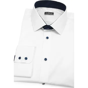 Pánská košile Avantgard Pánská košile SLIM, 109-9131, Bílá Velikost: 36/182