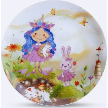 Talíř Talíř dětský mělký PRINCEZNA porcelán
