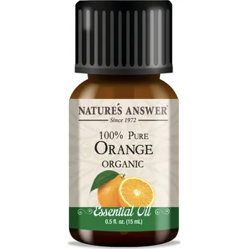 Aroma difuzér Nature's Answer Orange Essential Oil, Pomeranč, esenciální olej, BIO, 15 ml