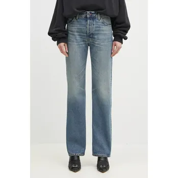 Dámské džíny Džíny Fiorucci Lollipop Heart Print Straight Fit Jeans U02SPDJE075DN02DN02 modrá 55X, vel. 28