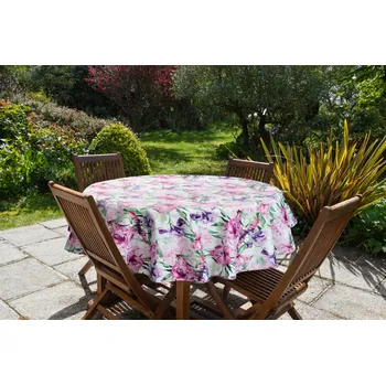 ubrus Venkovní vzorovaný ubrus FLOWERS III. Ø 150 cm Mybesthome