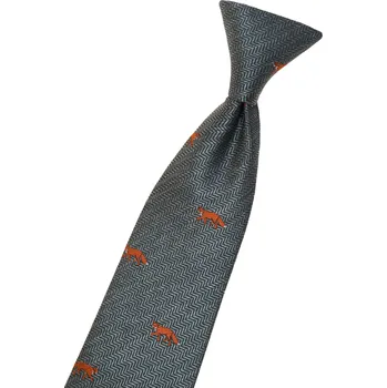 Kravata Avantgard Chlapecká kravata, 558-62231, Šedá/liška