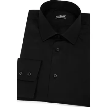 Pánská košile Avantgard Pánská košile SLIM, 109-2323, Černá Velikost: 40/170