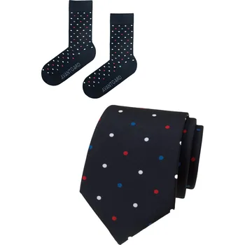 Kravata Avantgard Set kravata a ponožky, 780-05016, Modrá s puntíkem Velikost: 43/46