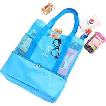 Plážová taška s termo přihrádkou Barva: Modrá - doprava zdarma od 1499 Kč