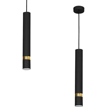 Závěsné svítidlo Joker, 1x černé kovové stínítko, b/g