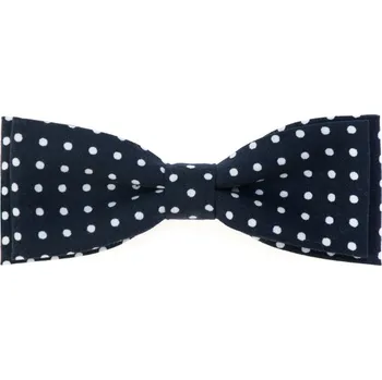 Avantgard Motýlek JUNIOR bavlněný, 576-5138, Modrá s bílým puntíkem