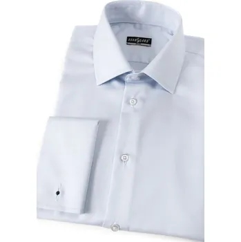 Pánská košile Avantgard Pánská košile SLIM s dvojitými manžetami na manžetové knoflíčky, 122-1505, Modrá Velikost: 41/188