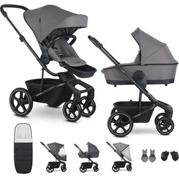 Kočárek EASYWALKER Cenově zvýhodněný set XXL kočárek kombinovaný Harvey5 Pebble Grey s příslušenstvím