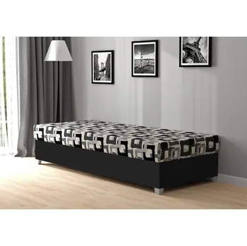 Postel Nabytekmorava Válenda Jana s úložným prostorem 80x200 cm Barva: černá