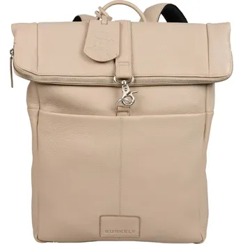 Městský batoh BURKELY Kožený rolovací batoh na notebook Soft Skylar 1000847.85.12 smetanový