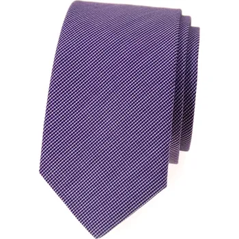 Kravata Avantgard Kravata SLIM LUX, 571-51058, Fialová