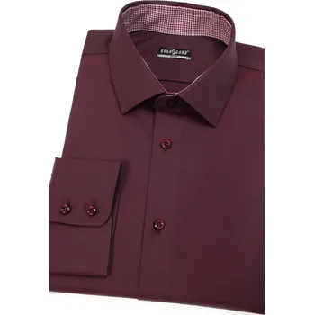 Pánská košile Avantgard Pánská košile SLIM, 109-21113, Bordó Velikost: 43/194