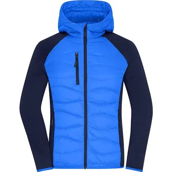 Dámský bomber James&amp;Nicholson Dámská hybridní bunda JN1329 Blue-Navy XXL