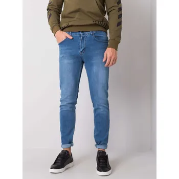 Pánské džíny Modré pánské džíny Noah PSLM033-290-middle blue Velikost: 2XL