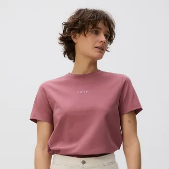 Dámské tričko Reserved - Bavlněné tričko s potiskem - světle fialová - 365DJ-34X - 365DJ-34X-L