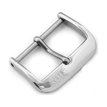 Řemínek na hodinky Přezka k řemínku k hodinkám RIOS Classic Nerezová stříbrná 20 mm