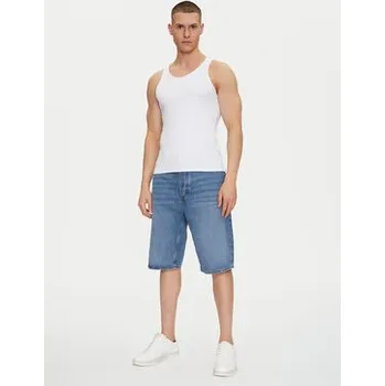 Pánské kraťasy HUGO Džínové šortky Skate 50539816 Modrá Straight Fit 34