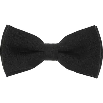 Avantgard Lněný motýlek PREMIUM s kapesníčkem, 609-23, Černá