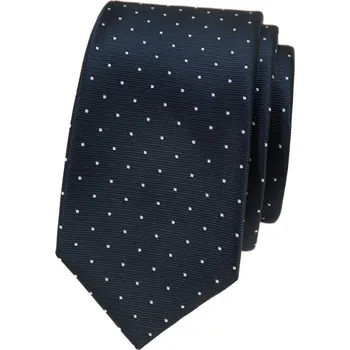 Avantgard Kravata SLIM LUX, 571-22359, Modrá