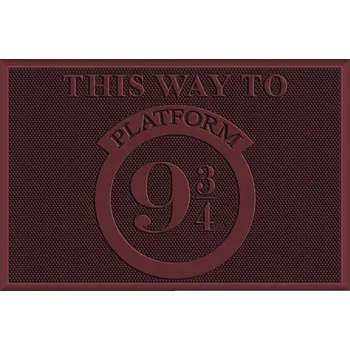Rohožka Rohožka před dveře Harry Potter Nástupiště 9 a 3/4 gumová na boty 60x40 cm