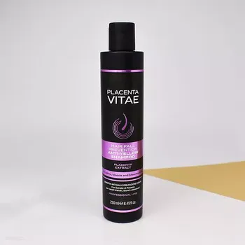 Šampon Placenta Vitae anti-yellow šampon proti padání vlasů pro blond, bílé a melírované vlasy 250 ml