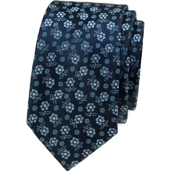 Avantgard Kravata SLIM LUX, 571-22282, Modrá