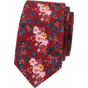 Kravata Avantgard Kravata SLIM LUX bavlněná, 571-284, Cihlová