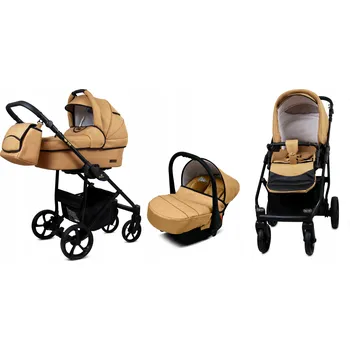 Kočárek Dětský kočárek 3v1 BabyLux AIR ALU - sportovní kočárek, hluboká korba, autosedačka