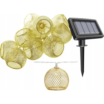 Venkovní osvětlení Girlanda POLIFACH 380 cm solární