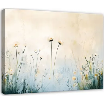 Obraz OBRAZ KVĚTINY LOUČNÍ MODERNÍ DO LOŽNICE OBÝVÁKU KUCHYNĚ NA PLÁTNĚ 40x30