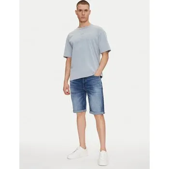 Pánské kraťasy HUGO Džínové šortky 50537719 Modrá Slim Fit 30