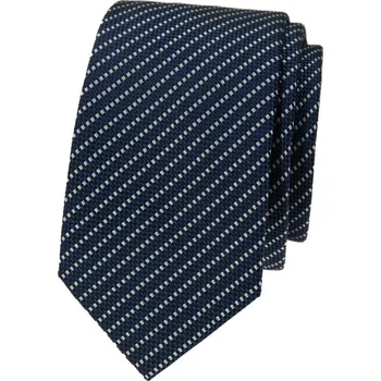 Avantgard Kravata SLIM LUX, 571-22504, Modrá