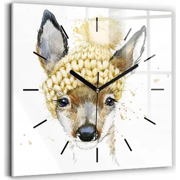 Hodiny Nástěnné hodiny žluté 30 cm