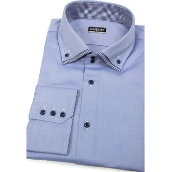 Pánská košile Avantgard Pánská košile SLIM, 130-1516, Modrá Velikost: 46/182