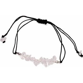 Náramek Křišťál náramek šňůrkový stahovací obvod cca 16 až 25 cm