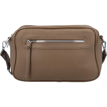Kabelka Dámská crossbody kabelka světle hnědá - Paolo bags Tselmega hnědá