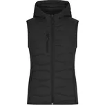 James&Nicholson JN1327 Dámská hybridní vesta Black-Black XXL